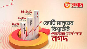 মে মাসে নগদে ‘লেনদেনের রেকর্ড’