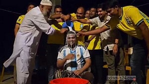 শেরপুরে দুধ দিয়ে গোসল করে আর্জেন্টিনা ছেড়ে ব্রাজিল শিবিরে