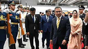 Tarique arrives in Beijing
