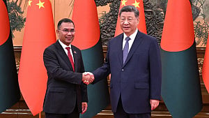 শি জিনপিংয়ের সঙ্গে তারেক রহমানের একান্ত বৈঠক