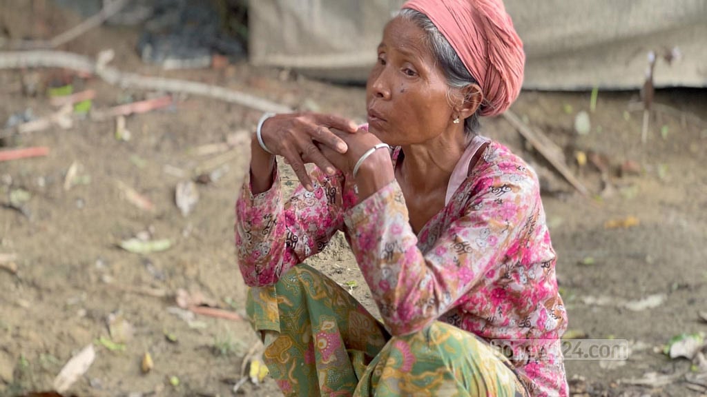 Usasing Chakma is still shaken while speaking about her missing husband.