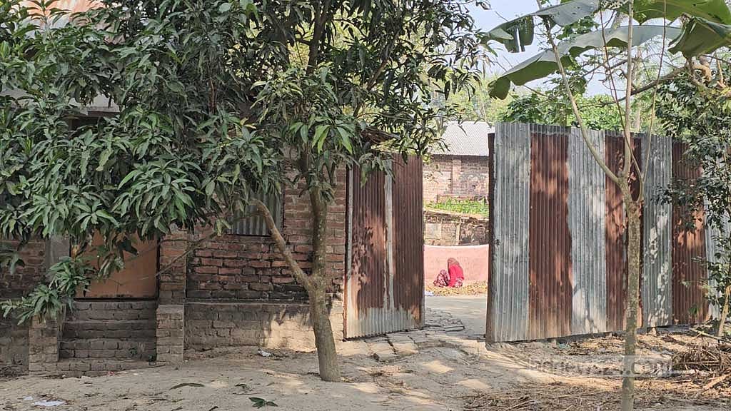 The home of missing Kamal Hossain.