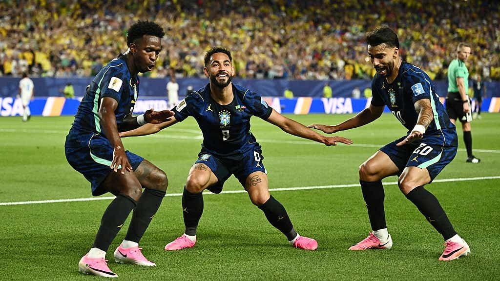 Cunha fires brace in Brazil victory over Haiti