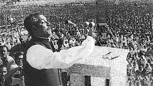 ৭ই মার্চের ভাষণ নিষিদ্ধ করল কে?