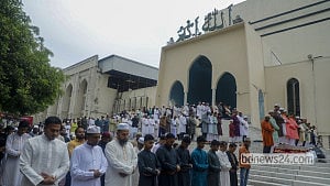 বায়তুল মোকাররমে ঈদের জামাত