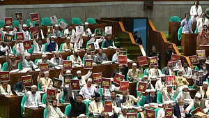 Masud defends Opposition MPs sitting during national anthem