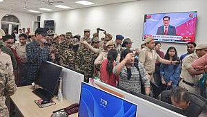 India seals off news agency
