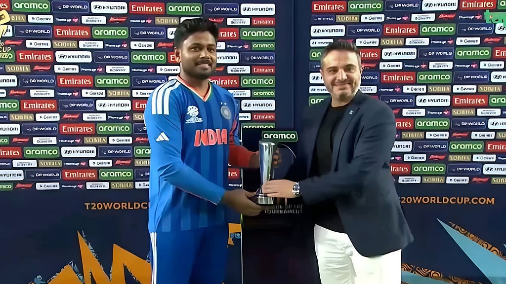 প্রথমবার বিশ্বকাপ খেলার সুযোগ পেয়েই টুর্নামেন্ট সেরা হলেন স্যামসন। ছবি: স্ক্রিনশট  