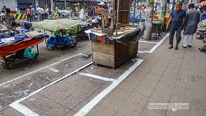 Designated spaces for Gulistan hawkers