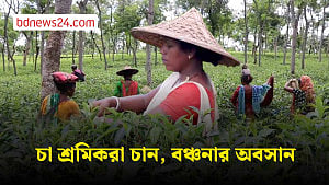 মৌলভীবাজারের চা শ্রমিকদের দাবি ভূমি অধিকার
