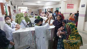 Child with measles symptoms dies in Mymensingh
