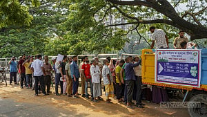 Crowds throng to buy TCB goods