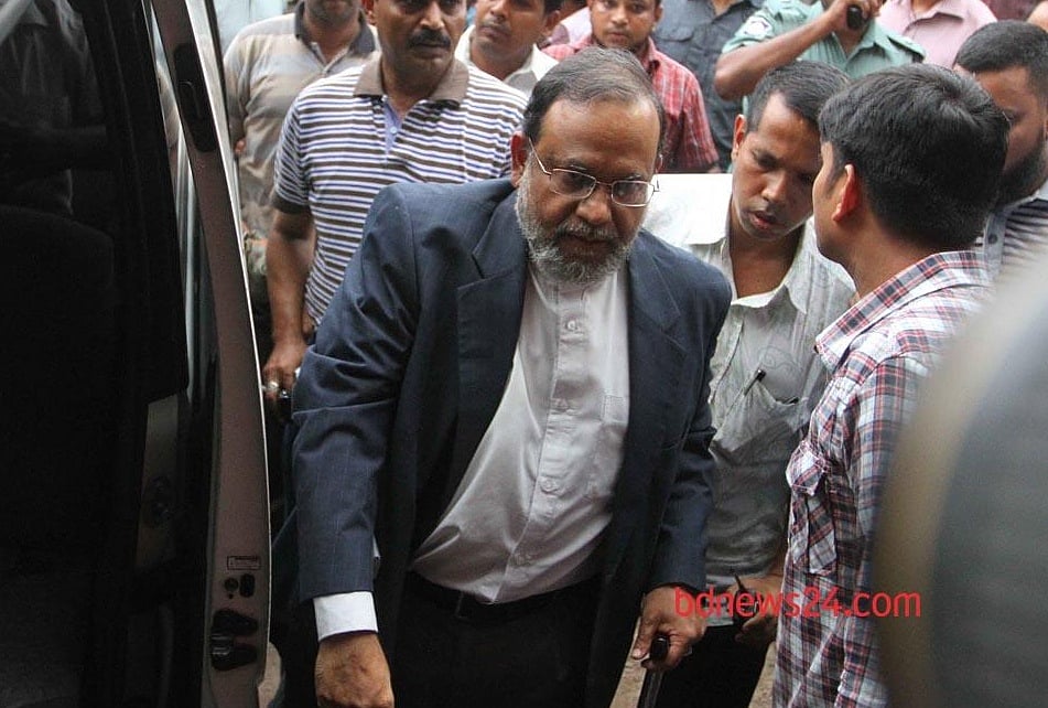 This bdnews24.com File Photo of June 17, 2012 shows Mir Quasem Ali during his arrest 