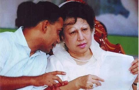 Tarique Rahman with his mother Khaleda Zia. File Photo Tarique Rahman with his mother Khaleda Zia. File Photo