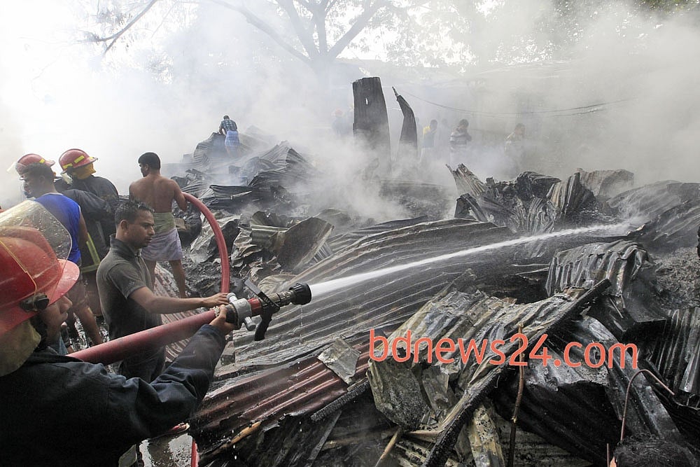 Fire at Old Dhaka warehouses