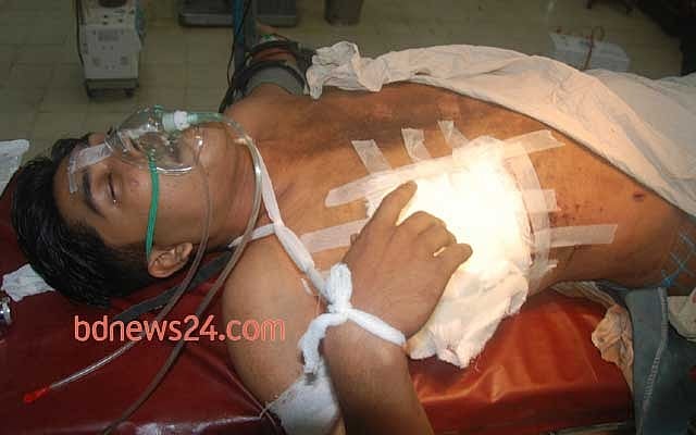 Constable Siddhartha Sarker who died in the bomb attack in Rajshahi 