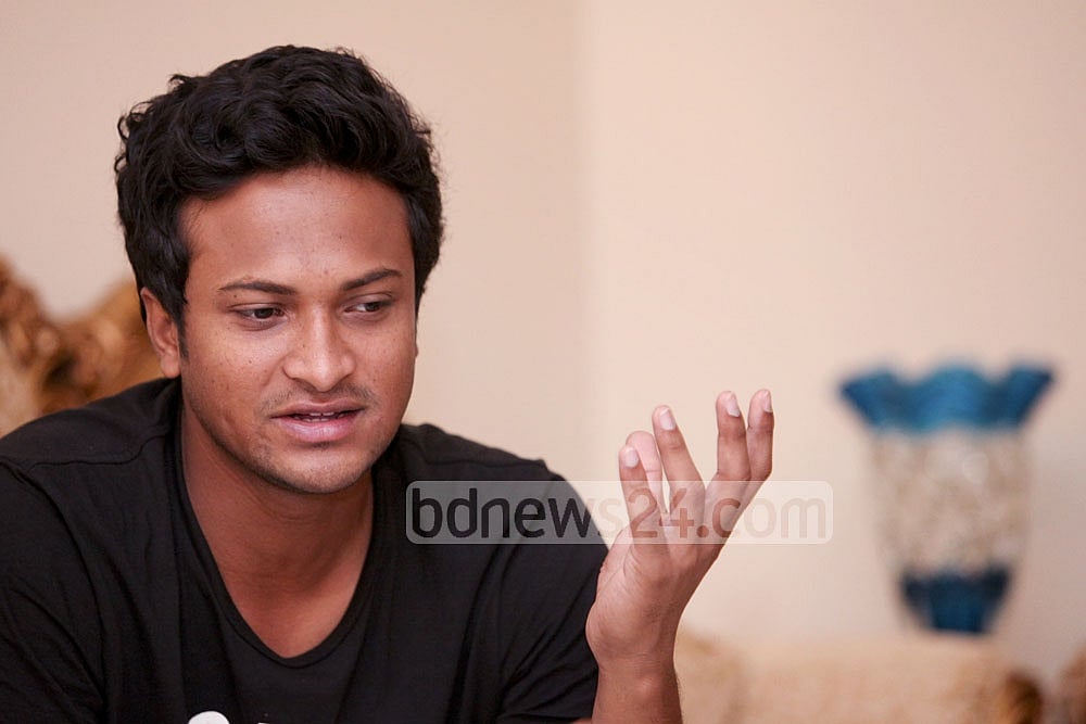ক্রিকেটার সাকিব আল হাসান