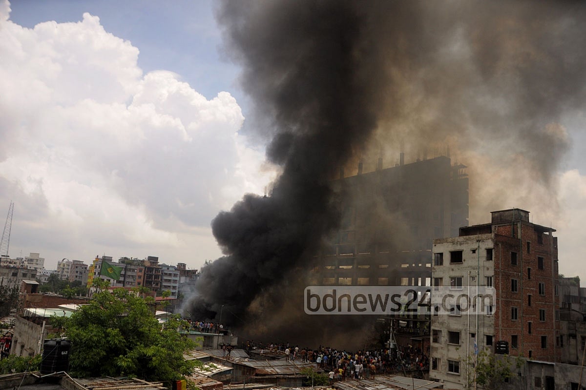 Mirpur slum fire