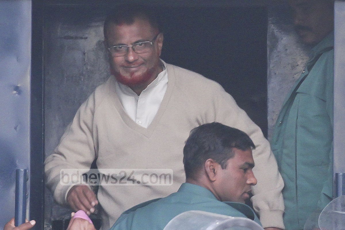 আন্তর্জাতিক অপরাধ ট্রাইব্যুনালে এ টি এম আজহারুল ইসলাম। ফাইল ছবি