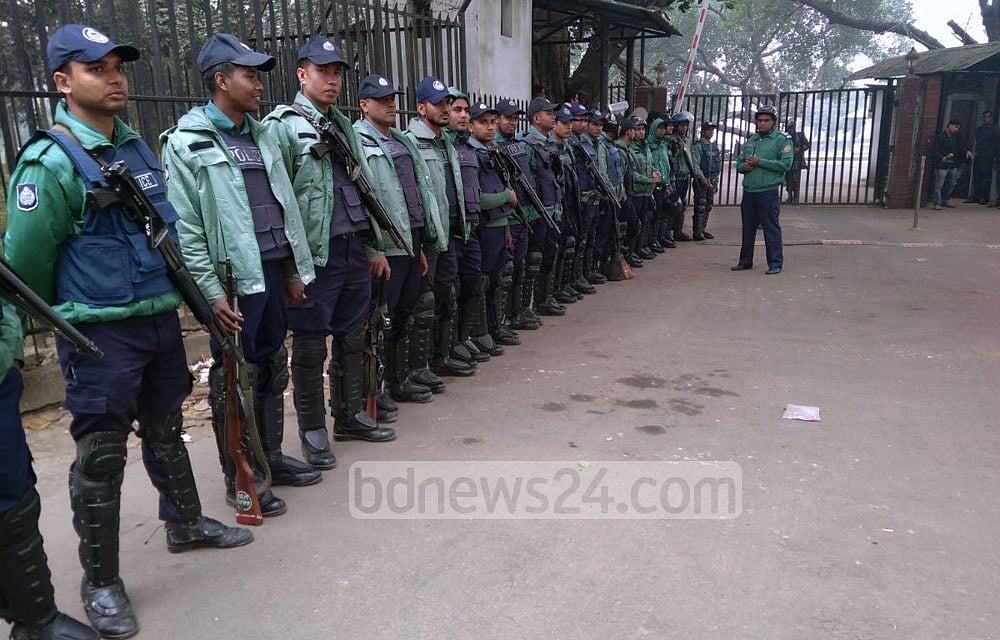Azhar Security Tight security at tribunal ahead of Azhar verdict