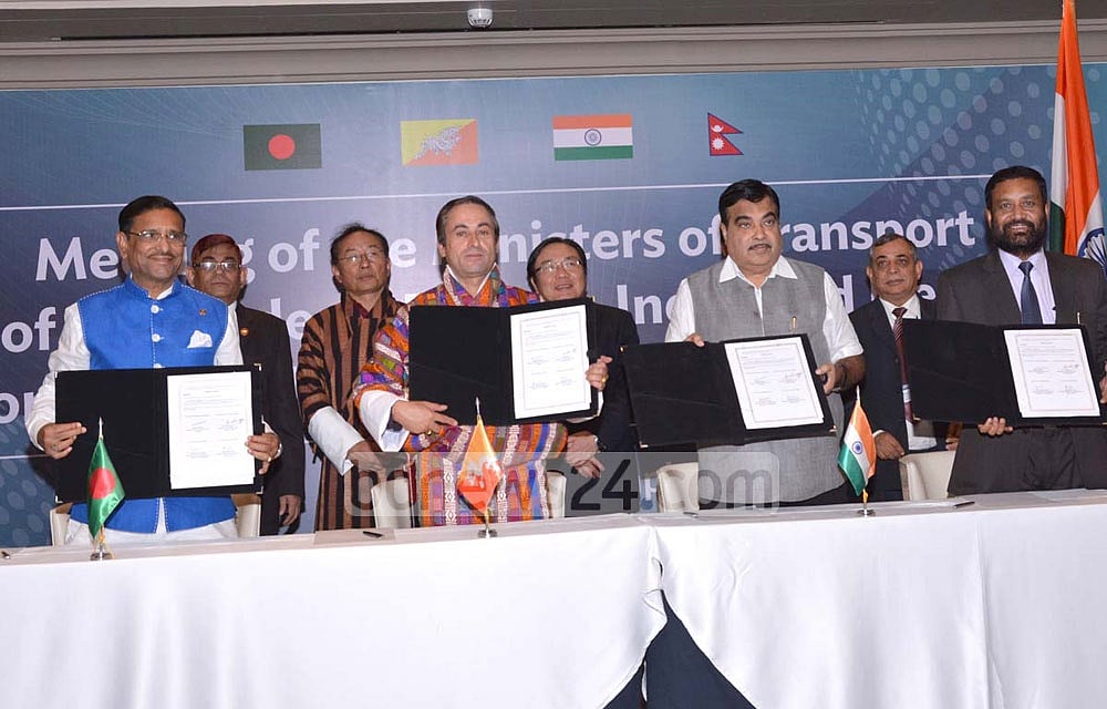 Bangladesh, Bhutan, India, Nepal sign motor vehicle agreement