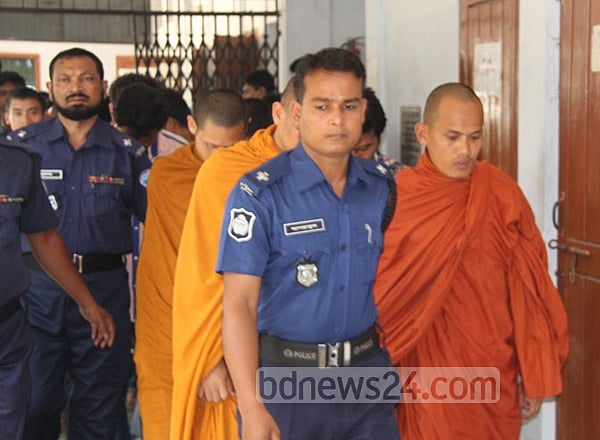 রাঙামাটিতে আটক ১৬: পাঁচ জন হেফাজতে