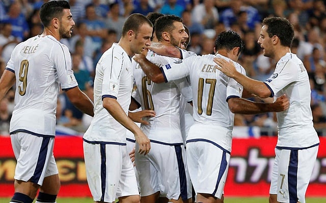 Italy battle to 3-1 win over Israel