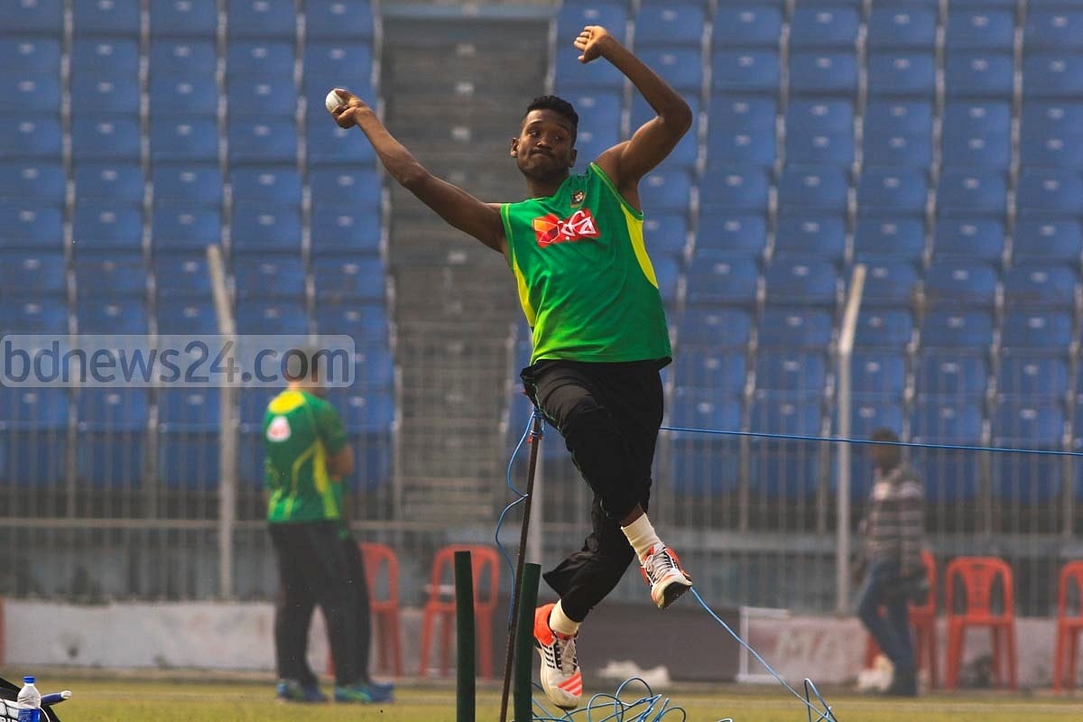 ‘বোলিং ফিটনেস ফিরে পেয়েছে আল-আমিন’