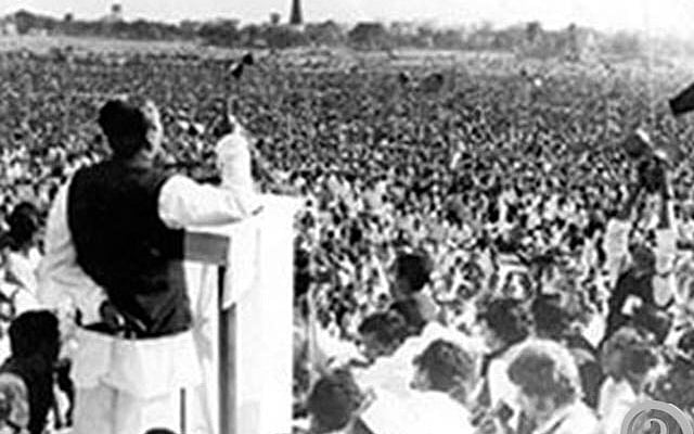 বঙ্গবন্ধুর ৭ মার্চের ঐতিহাসিক ভাষণ  