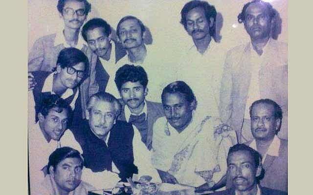 ABM Mohiuddin Chowdhury with Bangabandhu ABM Mohiuddin Chowdhury with Bangabandhu