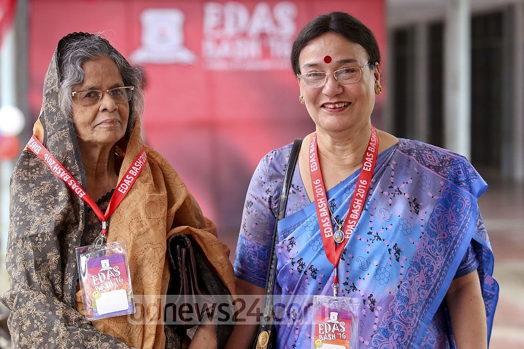 Sahara Banu (left) and Monika Devi Barua (right) recalled going to protest programmes in the turbulent 1970 when they were studying in the department. Sahara Banu (left) and Monika Devi Barua (right) recalled going to protest programmes in the turbulent 1970 when they were studying in the department.