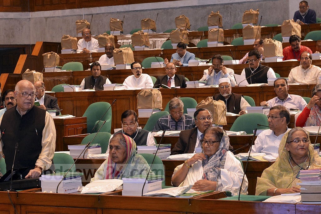 Muhith unveils election-year budget, seeks another mandate for Awami League