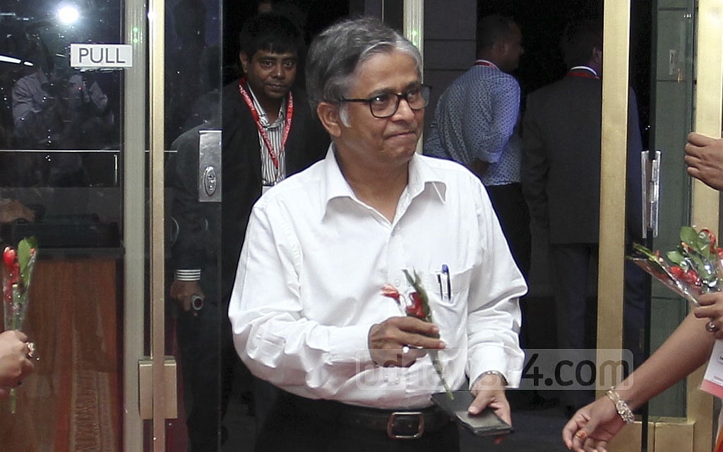 File Photo: Prof Md Akhtaruzzaman at bdnews24.com's 10th anniversary celebrations on Oct 23, 2016. 