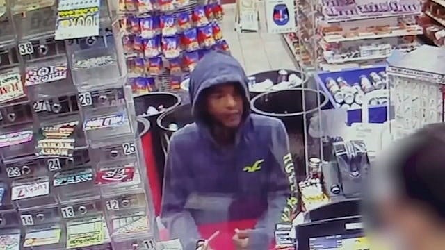 Photo of a suspect released by police. 
