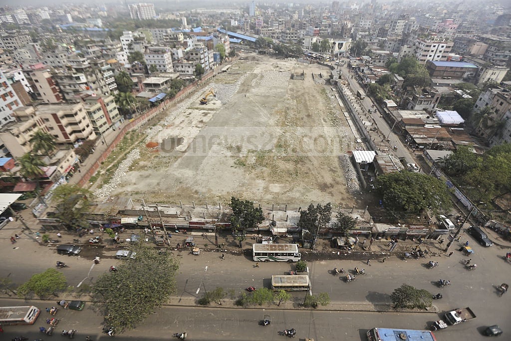  গোলাপবাগ মাঠ। ছবি: মাহমুদ জামান অভি