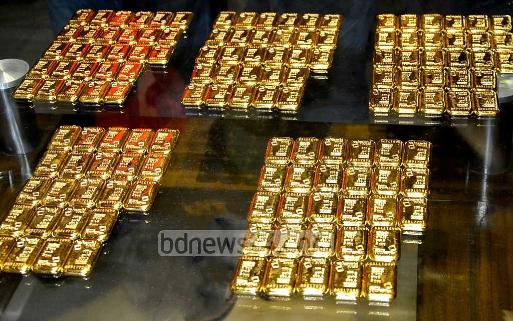 Tab Rabeka Gold RAB seizes over 13kg of gold in raid on a flat in Dhaka’s Uttara