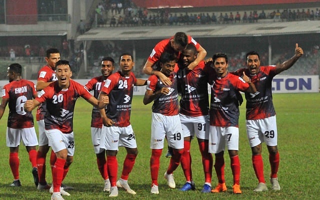 মতিনের হ্যাটট্রিকে বসুন্ধরার বড় জয়