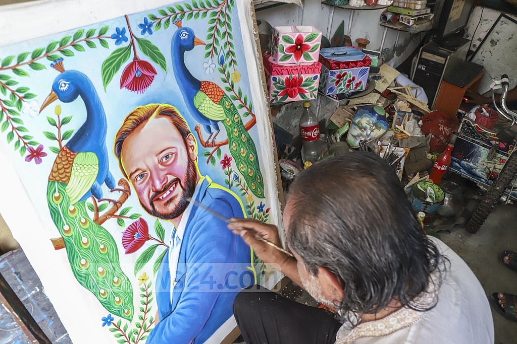 Hanif Pappu's rickshaw paintings