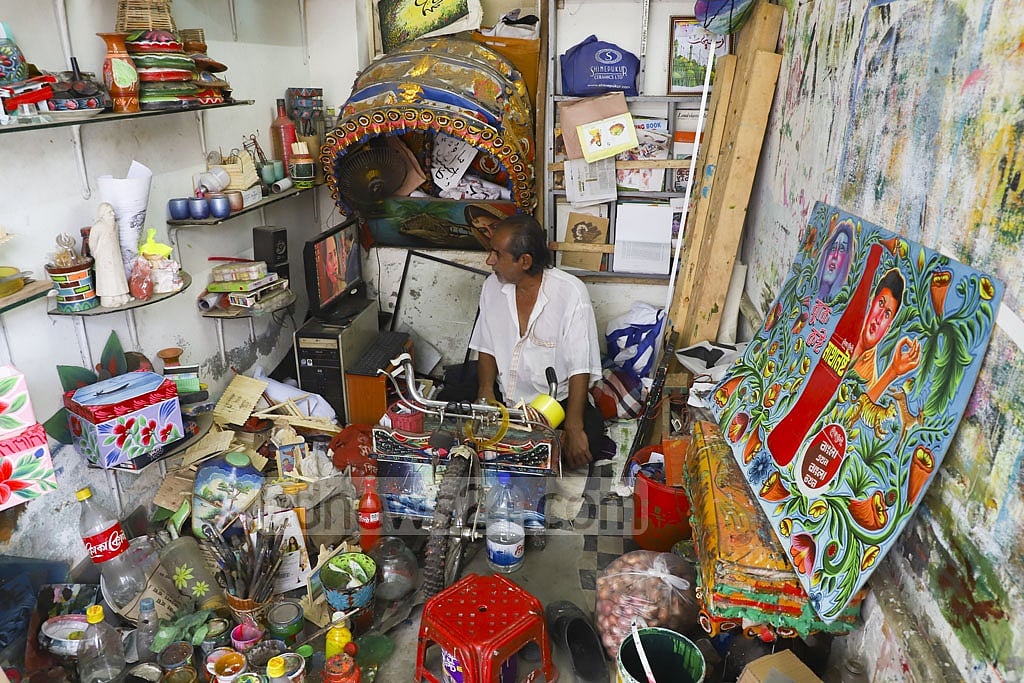 Hanif Pappu's rickshaw paintings