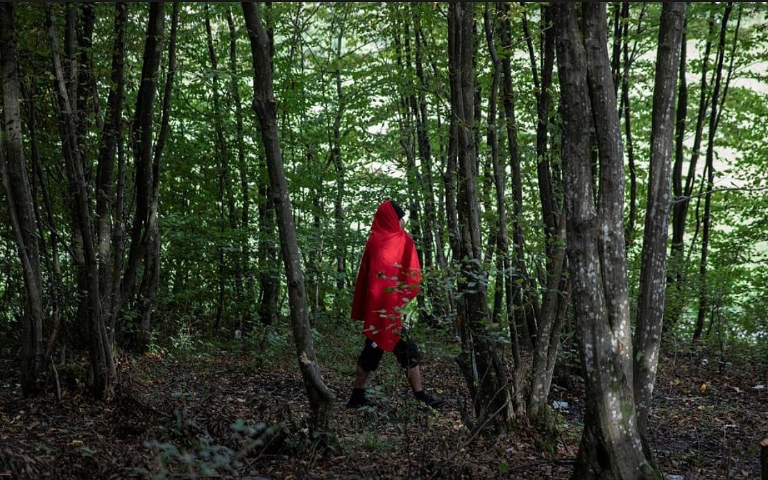 A migrant from Bangladesh walks through the woods near Velika Kladusa, Bosnia and Herzegovina, September 30, 2020. Hundreds of migrants from Asia, the Middle East and North Africa set up makeshift camps in Bosnian woods near the border with Croatia, attempting to cross into the European Union where they hope for a better life. Reuters A migrant from Bangladesh walks through the woods near Velika Kladusa, Bosnia and Herzegovina, September 30, 2020. Hundreds of migrants from Asia, the Middle East and North Africa set up makeshift camps in Bosnian woods near the border with Croatia, attempting to cross into the European Union where they hope for a better life. Reuters