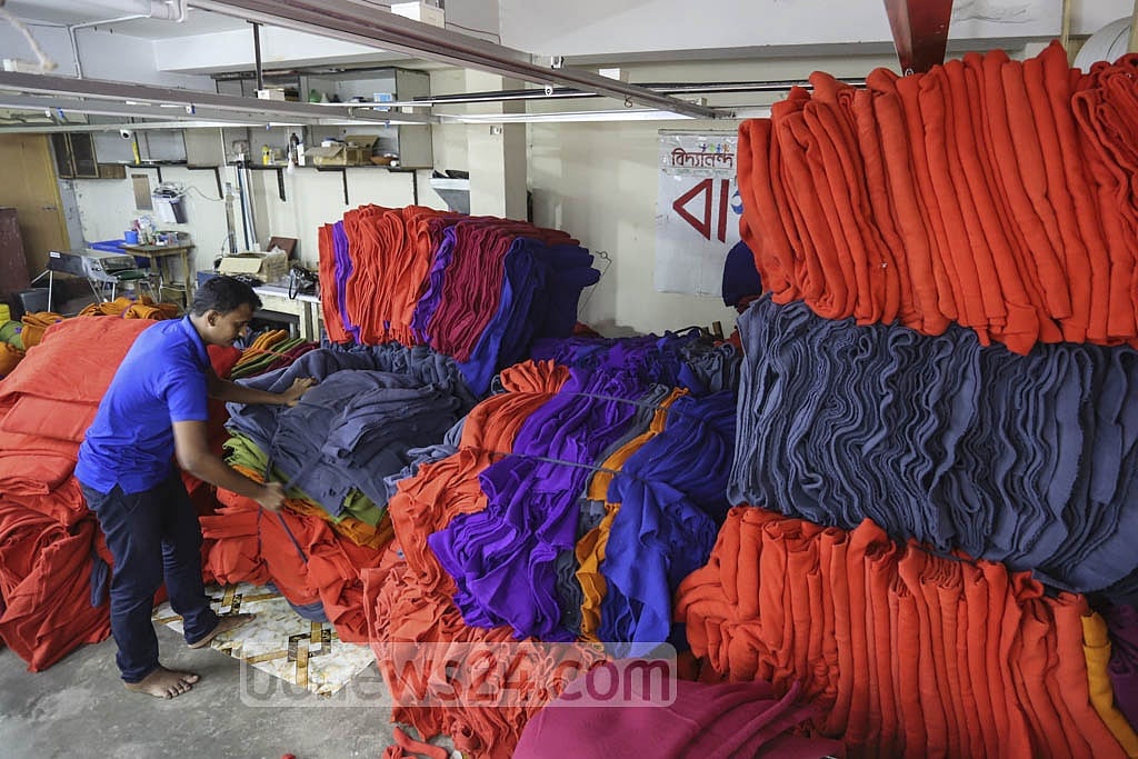 To reduce costs, Basanti Garments bought rolls of fabric at wholesale prices from Narayanganj.  