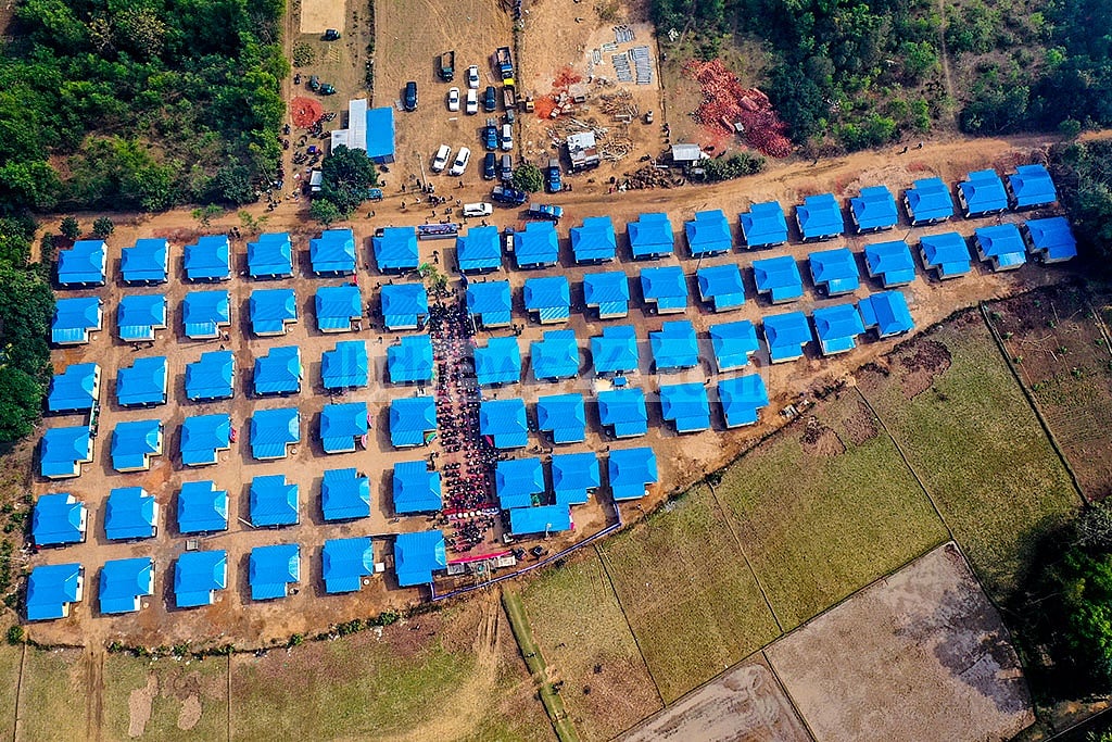 Jan 23, 2021: As many as 66,189 families received houses under the Ashrayan-2 project, as part of Prime Minister Sheikh Hasina's initiative to provide homes to the homeless and landless people marking Mujib Year, the birth centenary of Bangabandhu Sheikh Mujibur Rahman. Photo: Mostafigur Rahman Jan 23, 2021: As many as 66,189 families received houses under the Ashrayan-2 project, as part of Prime Minister Sheikh Hasina's initiative to provide homes to the homeless and landless people marking Mujib Year, the birth centenary of Bangabandhu Sheikh Mujibur Rahman. Photo: Mostafigur Rahman