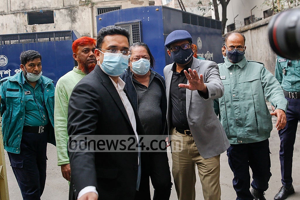 Feb 12, 2021: Ron Sikder, managing director of Sikder Group, was arrested at the Hazrat Shahjalal International Airport as he returned to the country after his father’s death. He received bail from Dhaka's Magistrate Court on the same day. Ron had dramatically left the country for Thailand by an air ambulance along with his brother on May 5, 2020, after being charged with the abduction and attempted murder of two Exim Bank officials. Photo: Mahmud Zaman Ovi Feb 12, 2021: Ron Sikder, managing director of Sikder Group, was arrested at the Hazrat Shahjalal International Airport as he returned to the country after his father’s death. He received bail from Dhaka's Magistrate Court on the same day. Ron had dramatically left the country for Thailand by an air ambulance along with his brother on May 5, 2020, after being charged with the abduction and attempted murder of two Exim Bank officials. Photo: Mahmud Zaman Ovi