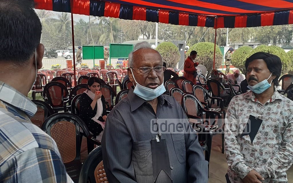 Habibur Rahman, father of slain Col Quadrat Elahi Rahman Shafique. 