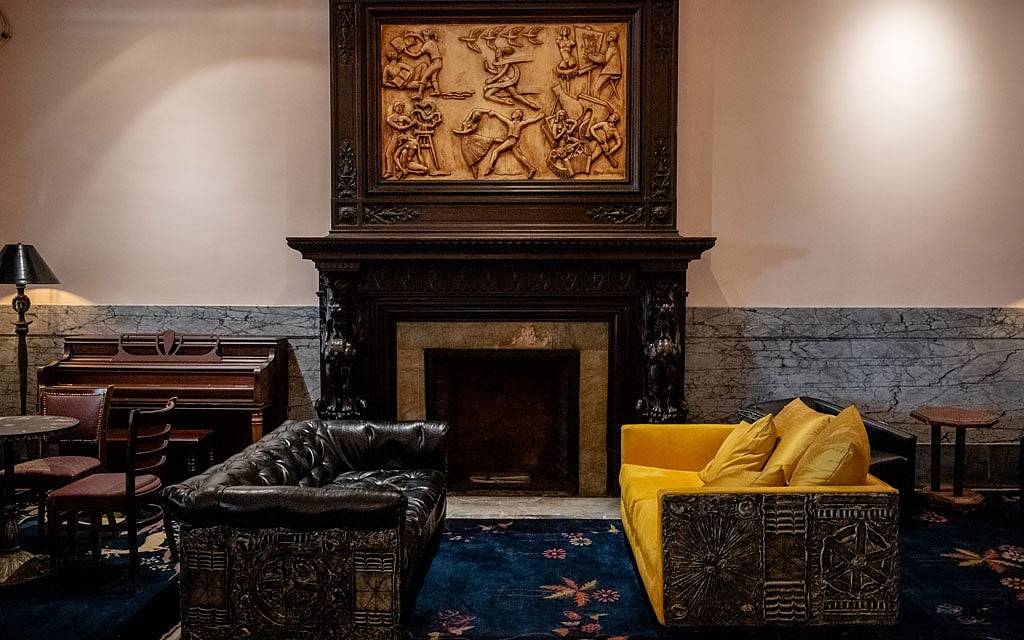 A renovated lobby at the Chelsea Hotel in Manhattan, April 8, 2021. The New York Times 