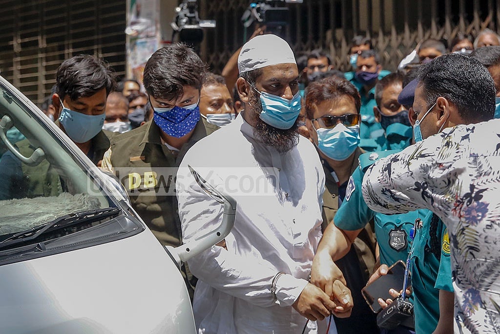 Apr 18, 2021: Mamunul Haque, joint secretary general of Hifazat-e Islam, was arrested after being caught at a resort with a woman who he claimed to be his second wife.Photo: Mahmud Zaman Ovi Apr 18, 2021: Mamunul Haque, joint secretary general of Hifazat-e Islam, was arrested after being caught at a resort with a woman who he claimed to be his second wife.Photo: Mahmud Zaman Ovi