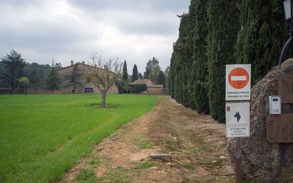The farm where Albert Solà Jimenez spent his childhood in Sant Climent de Peralta, in the province of Girona, near the French border, on March 5, 2021. (Samuel Aranda/The New York Times) 