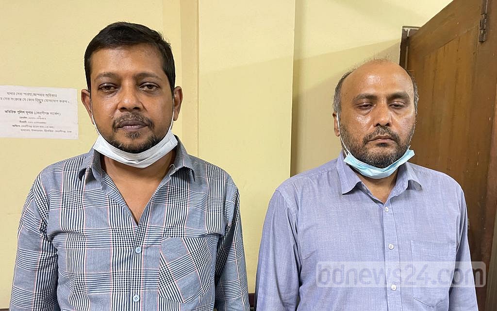 শিমুর স্বামী নোবেল এবং নোবেলের বন্ধু ফরহাদ।