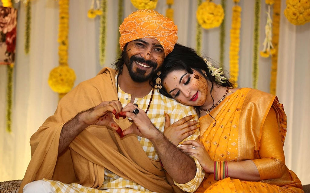 The actors plan to complete the remaining wedding ceremonies after the end of ongoing cinema work. The actors plan to complete the remaining wedding ceremonies after the end of ongoing cinema work.