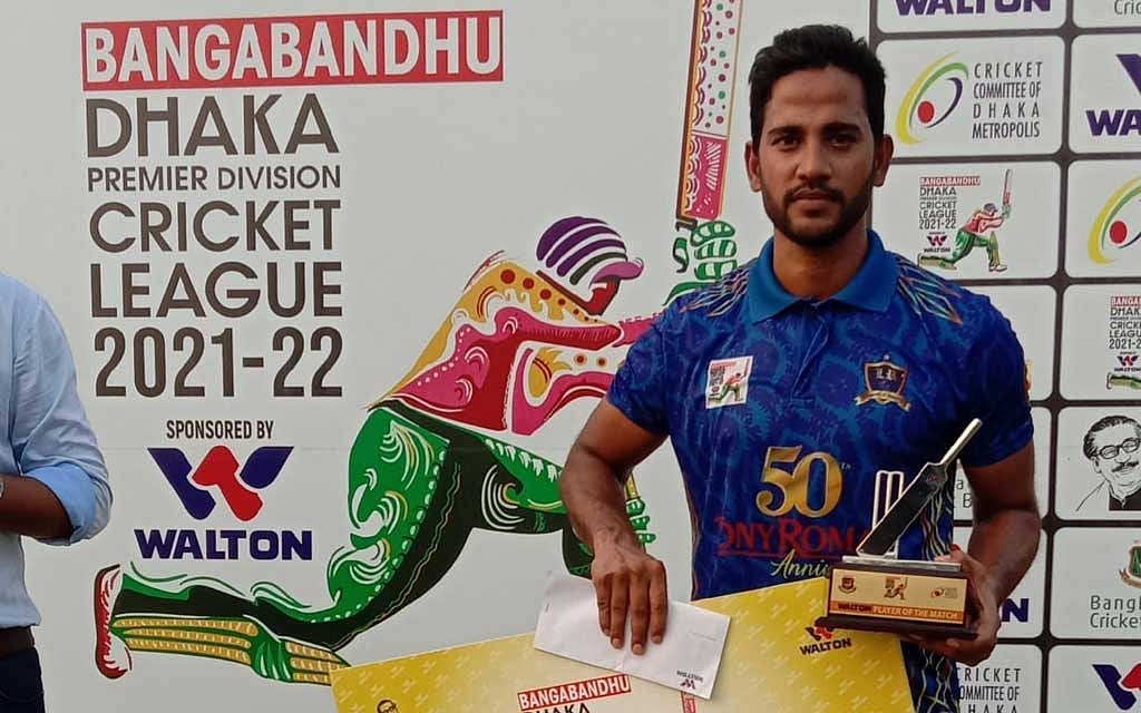 মুক্তার-তানবীরের ব্যাটে রূপগঞ্জের অবিশ্বাস্য জয়
